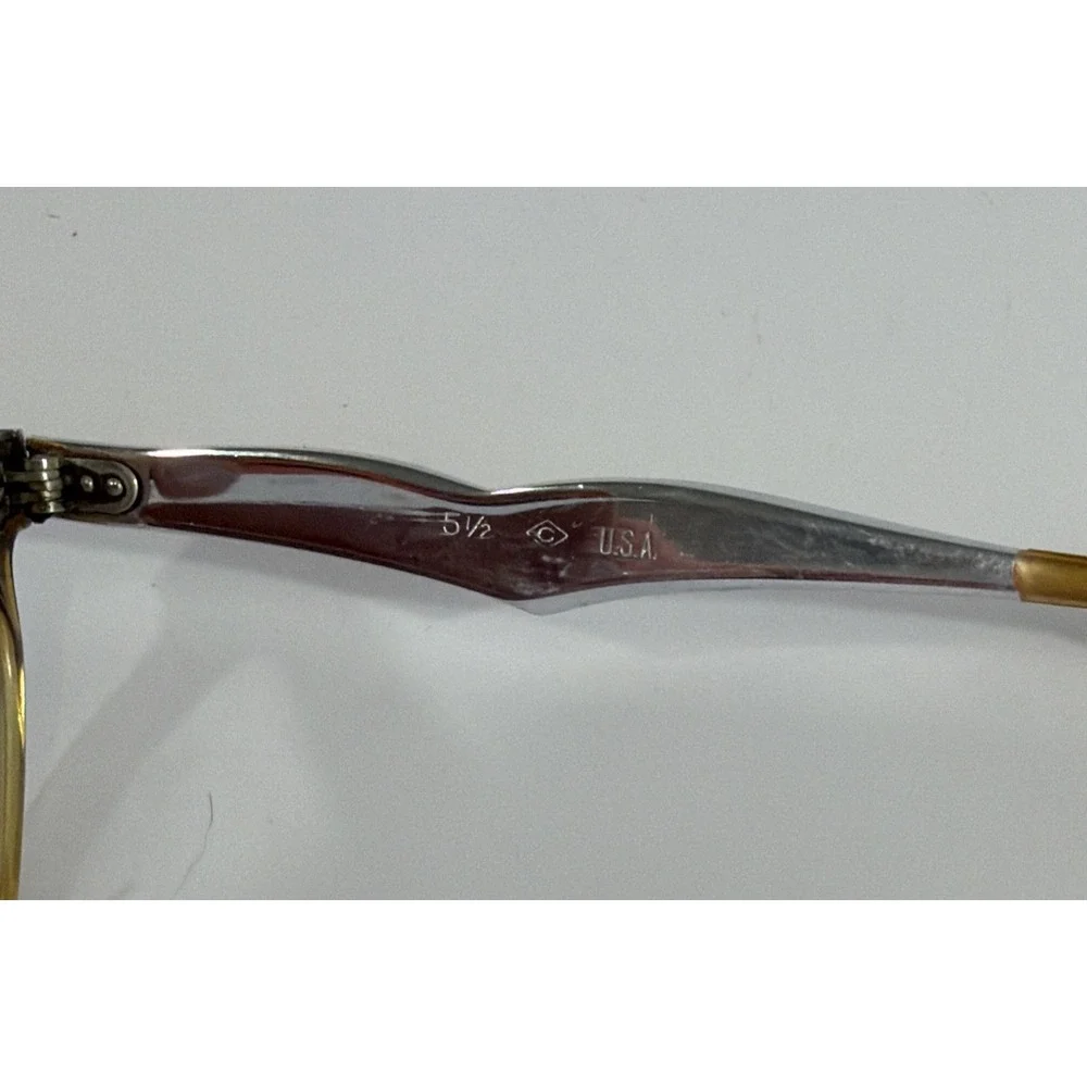 ALUMINUM Eyeglass FRAMES - - 1960'S RETRO Lady's-VINTAGE 5.5